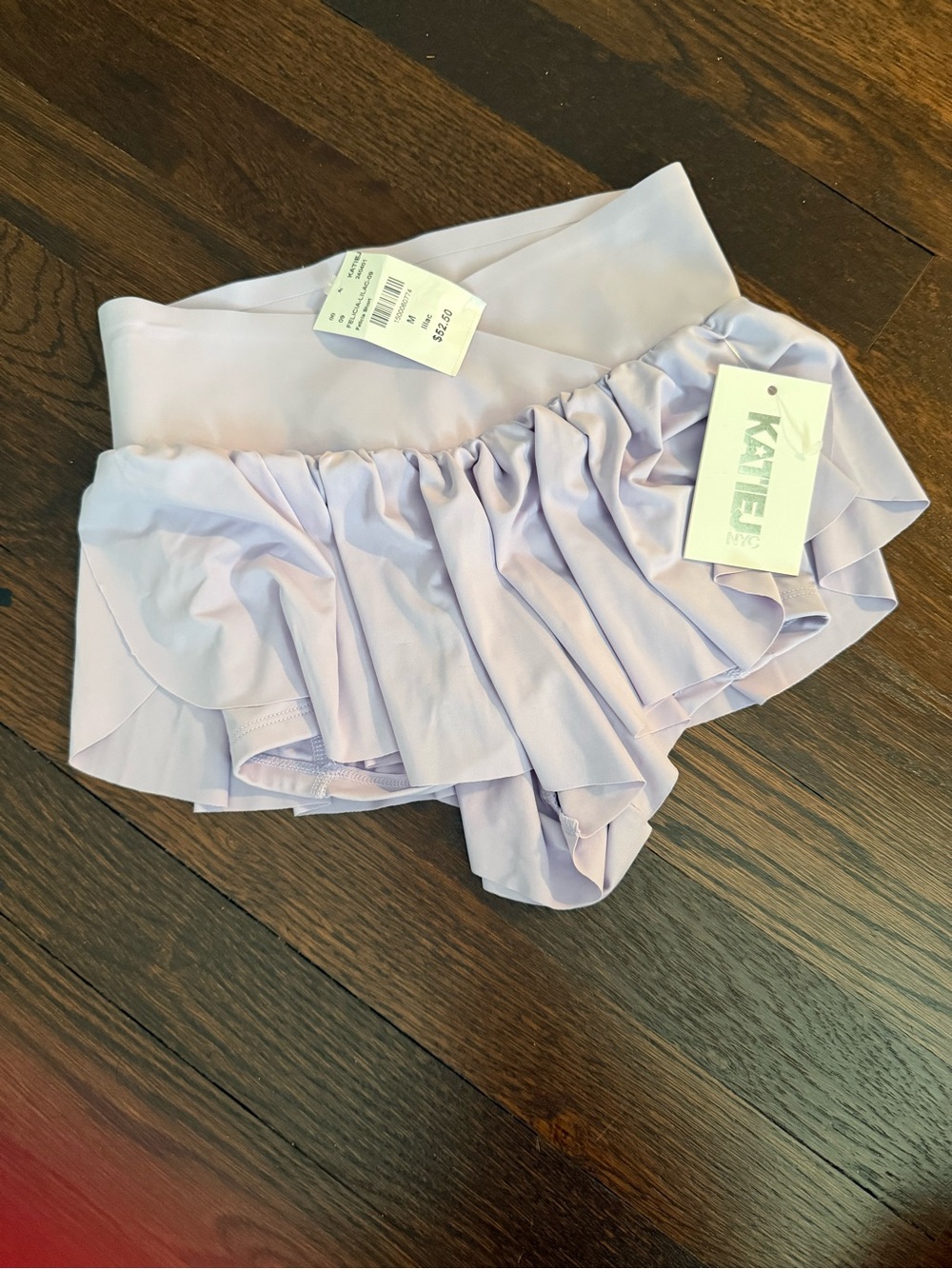 Light Lavender Ruffle Skort
